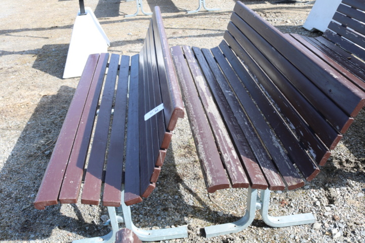 1300630-2 Park benches 2 pieces