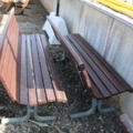 1300633-2 Park benches 2 pieces