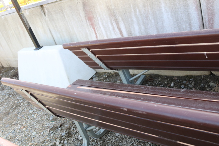 1300633-10 Park benches 2 pieces