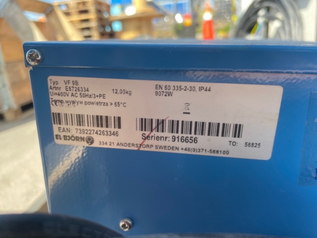 1353600-4 Fan heaters 12 pcs