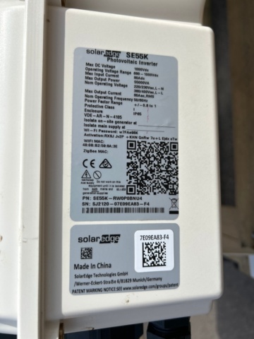 1353657-4 Inverter 55kW 3-phase - SolarEdge SE55K