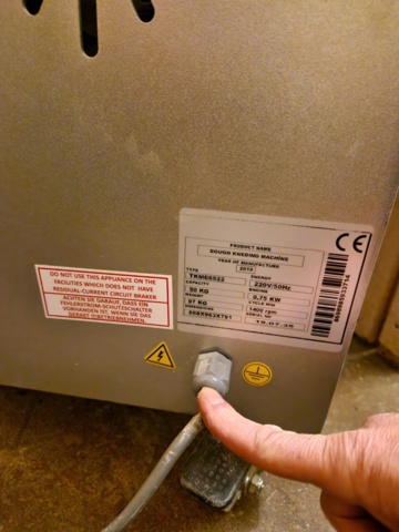 1354460-4 Dough mixer GGM Gastro TKME6522