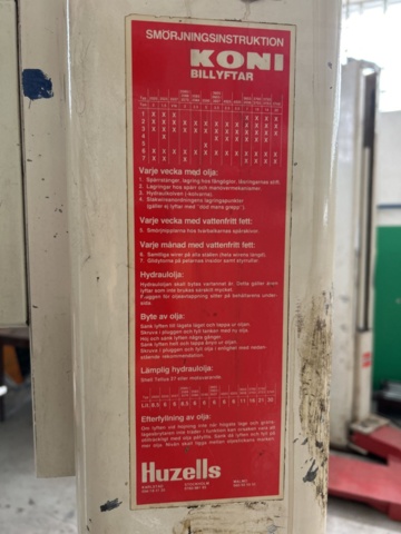 1332688-24 Two-post lift 2500 kg - Koni KO 2025 -1982