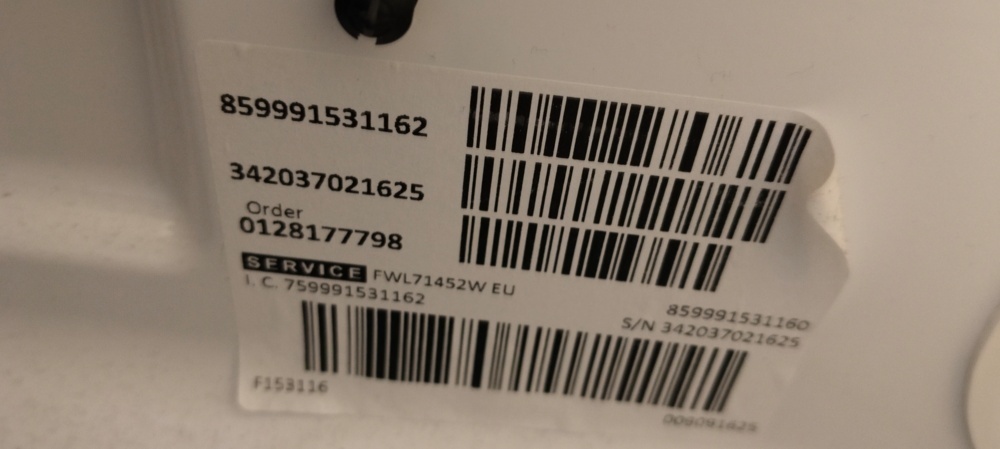 1135376-3 Whirlpool FWL71452W