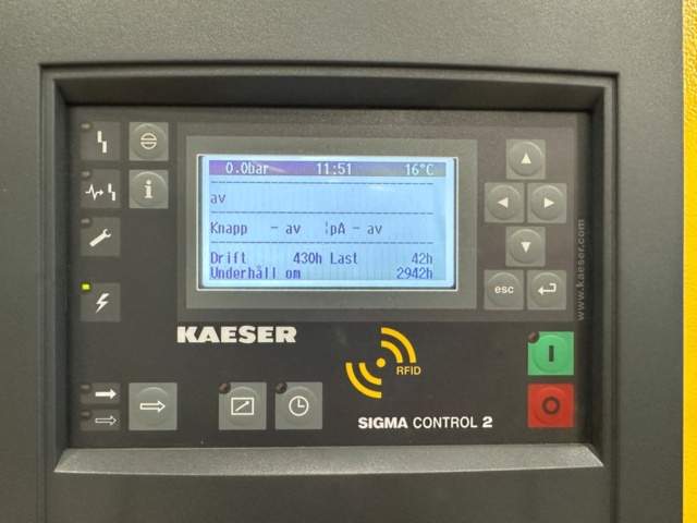 1324869-3 Skruvkompressor Kaeser Aircenter SM13 -2021