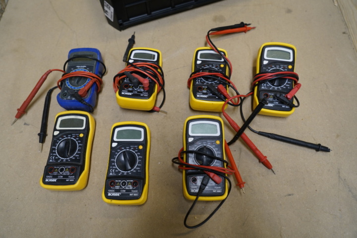 Collection with multimeters - Ironside / Biltema - PS Auction - We ...