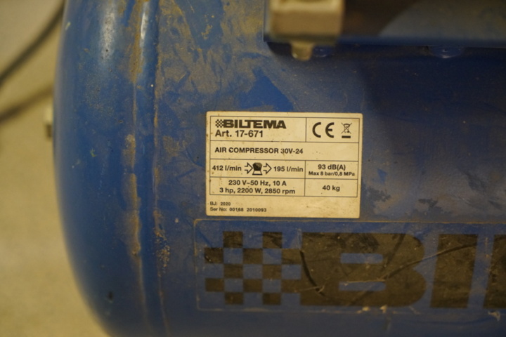 1255564-4 Compressor Biltema 30V-24 -2020