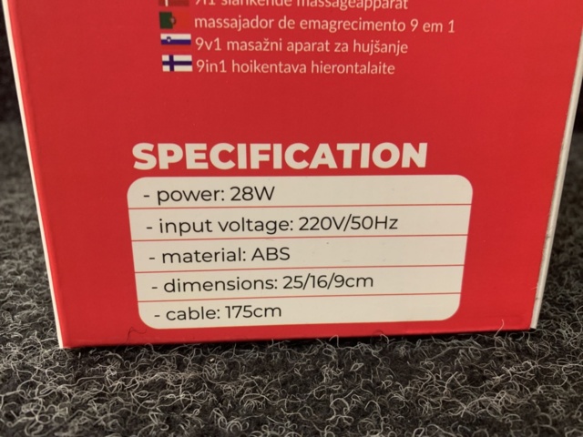 1355846-3 9-in-1 Infrared Slimming Massager