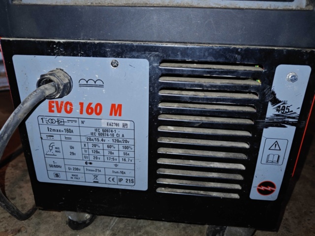 1130604-4 Mig welder Cebora EVO 160M (repair item)