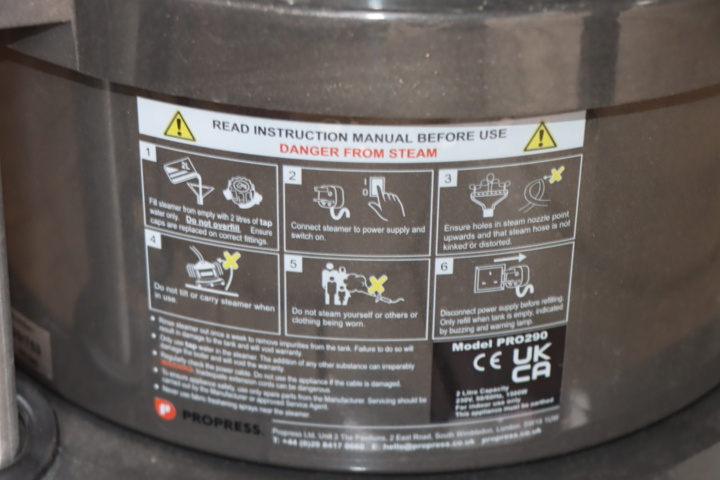 1174314-4 Steamer/clothes steamer Propress Pro290