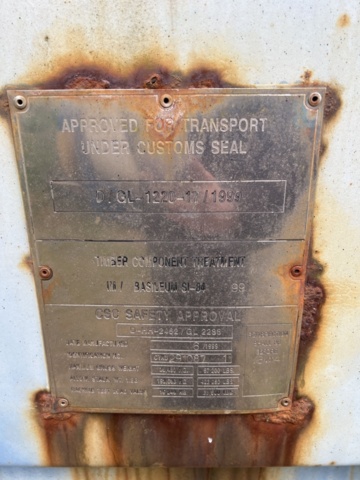 1334135-4 Container 20 feet - CTXU 291087 -1999