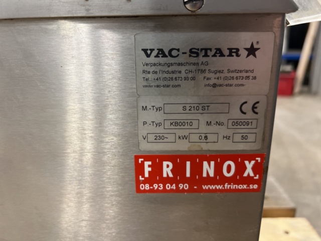 1357804-4 Vacuum machine VAC-STAR S 210 ST