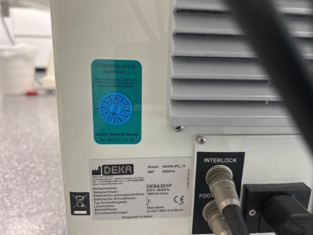 1334162-7 Laser machine laser lipolysis - Deka SmartLipo