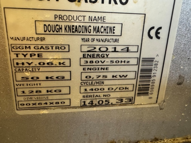 1199346-4 GGM Gastro Dough mixer