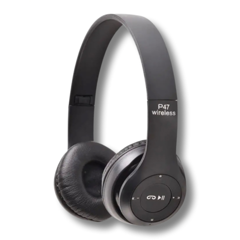 1359006-1 3 st P47 Wireless Headset Svart - Fri frakt