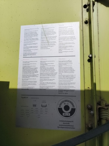 1331323-35 Combine harvester Claas Mercator 75 Repair item