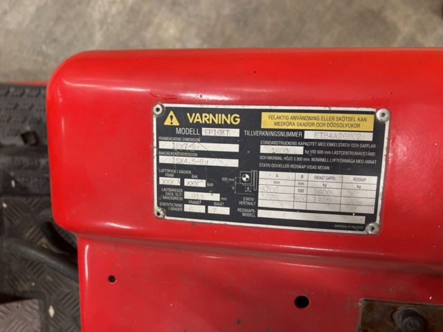 1359795-15 Counterbalance forklift Caterpillar EP16KT (repair item)