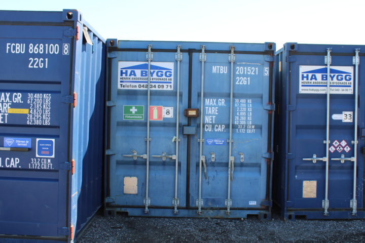 1359948-1 Container 20 fot med byggmaterial (nr 8)