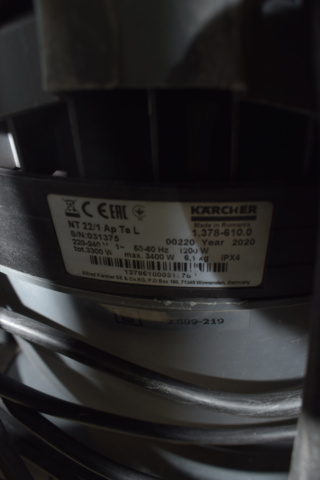 1302914-3 Vacuum cleaner Kärcher NT22/1 AP Professional