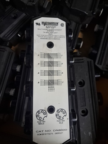 1359980-2 Brad Harrison MPIS DN8000 Fördelningsblock (8-port M12) – DeviceNet