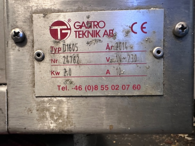 1360119-4 Plate warmer with 2 sliding doors from Gastroteknik