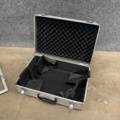 1360807-5 Brochure stand INTRO 6 compartments, portable, chrome