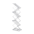 1360807-2 Brochure stand INTRO 6 compartments, portable, chrome