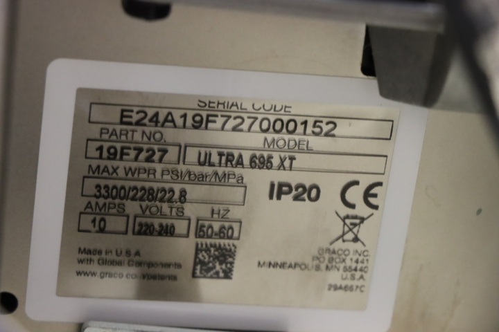 1174324-11 Färgspruta Graco Ultra 695 XT