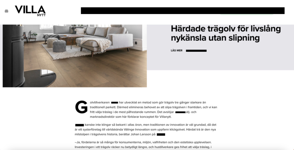 1361475-9 Härdad Ek Natural Oak, mattlackad, 220kvm, klickgolv 5G, XL, 1-stav (med kvist)