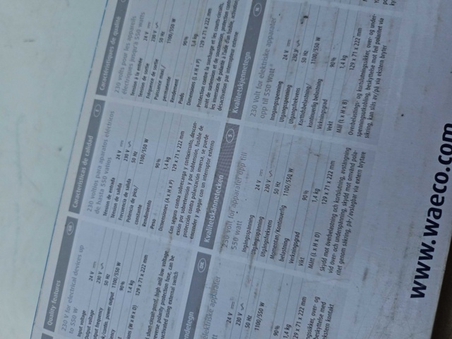 1362437-5 Wireless receiver and transmitter for Waeco reversing camera system + inverter