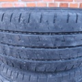 1362889-3 Tires with and without rims - different dimensions