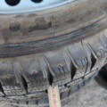 1362889-19 Tires with and without rims - different dimensions