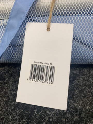 1361716-4 Strandparasol Brafab Soda Ljusblå