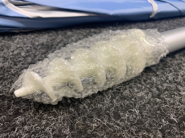 1361726-7 Strandparasol Brafab Soda Ljusblå