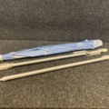 1361737-6 Strandparasol Brafab Soda Ljusblå