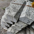 1094474-3 17 pcs Granite kerbstone Radius 10m