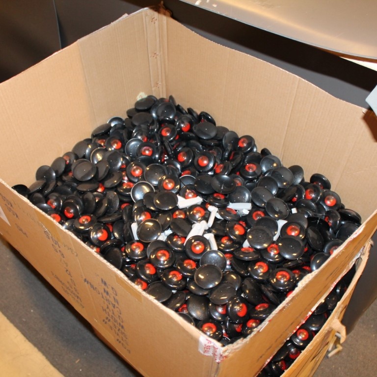 1362765-1 Parti med varularm/färgampuller över 10000 st