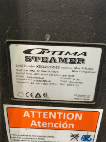 1332727-10 Steam cleaning - Optima Steamer Optima-XE