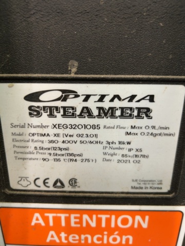 1332727-11 Steam cleaning - Optima Steamer Optima-XE