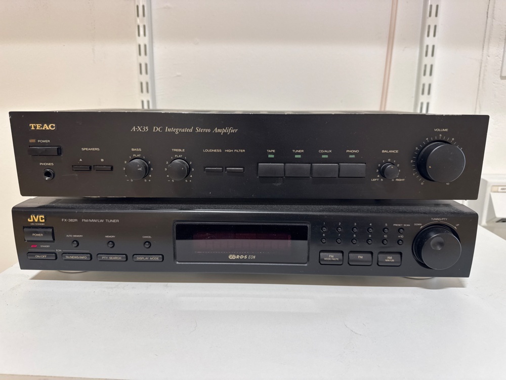 1363781-1 Teac and JVC music equipment