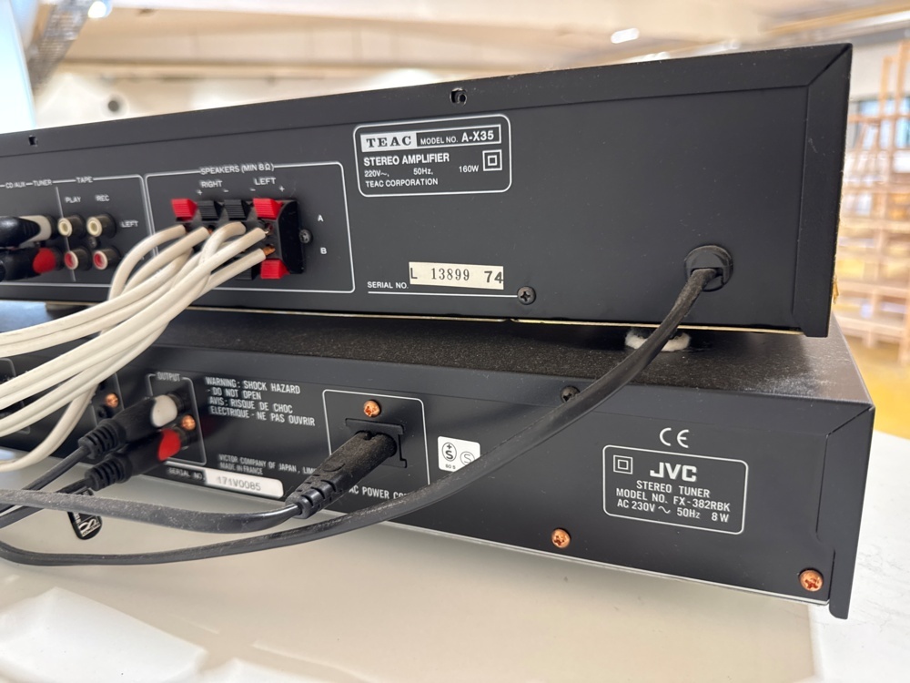 1363781-2 Teac and JVC music equipment