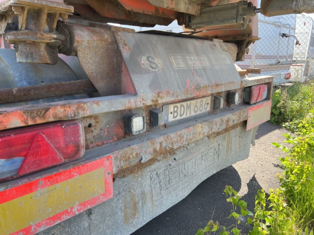 1334238-4 Tipper trailer - M&V Trailer Rac 20-20K -2008