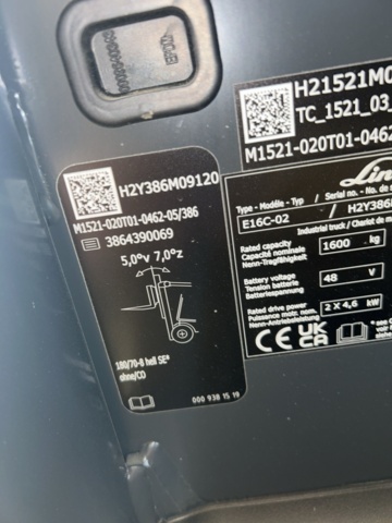 1332736-40 Linde E16 C-02 EVO -2023