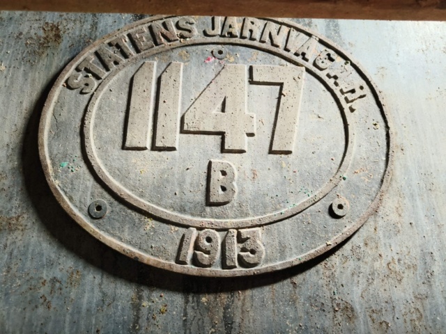 1331410-34 Ånglok B 1147 för avflyttning