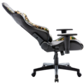 1364321-6 Gaming chair – Piranha Bite, black/green camo, adjustable armrests and tilt mechanism
