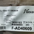 1337423-3 Power cable on drum 682m - Nexans AXLJ 36KV TT 1X630/35