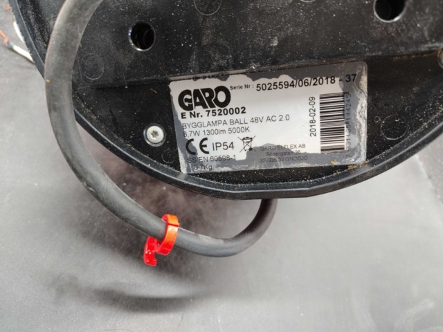 1347145-7 Work lamp, 4 pcs - Garo Elflex BALL 230V V2.