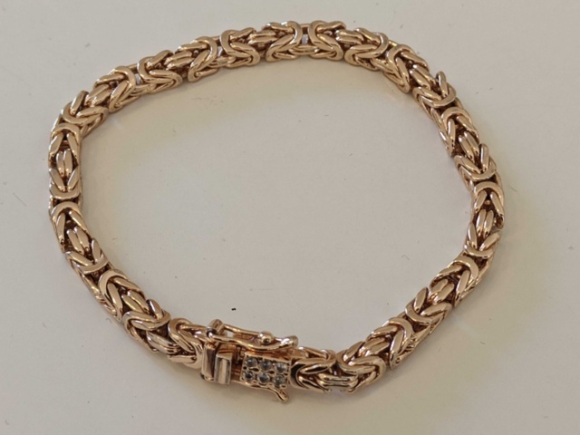 1130627-2 Kejsarlänk 18K roseguld