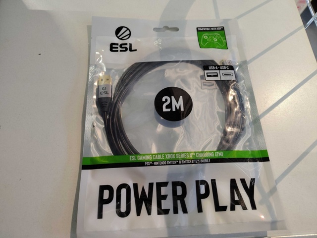 1369050-2 Laddkabel USB - USB-C, 20 st - ESL Gaming, 2 meter