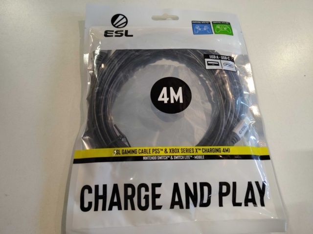 1369195-2 Laddkabel USB-A till USB-C, 10 st - ESL Gaming, 4 meter